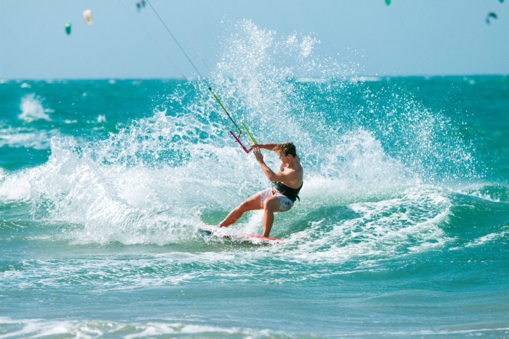 Strapless Kiteboarding