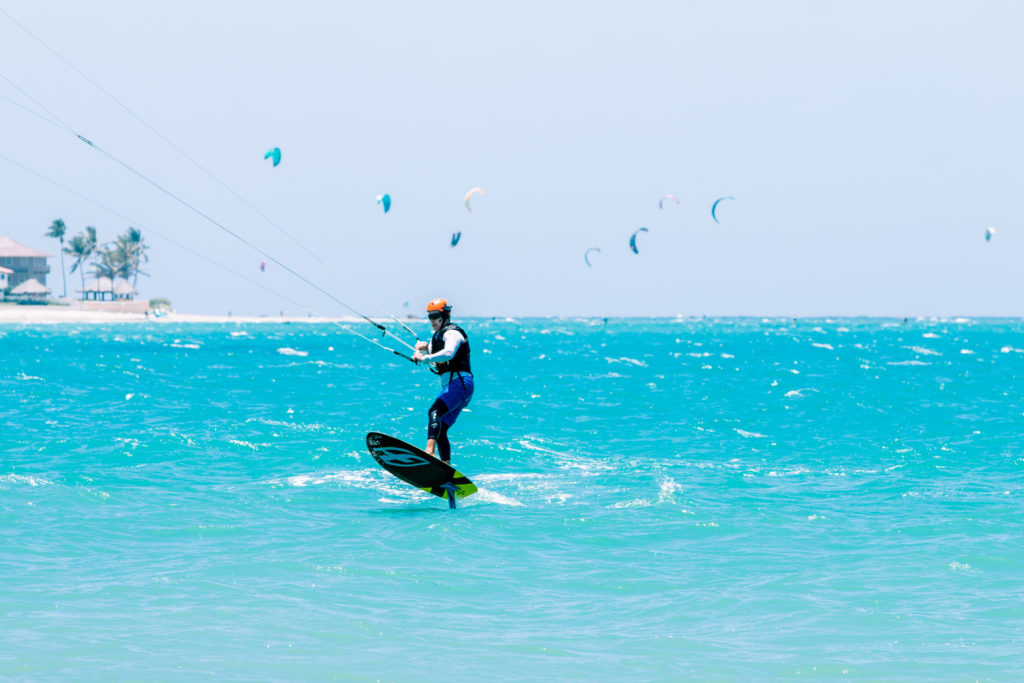 Kite Foiling in Cabarete Bay