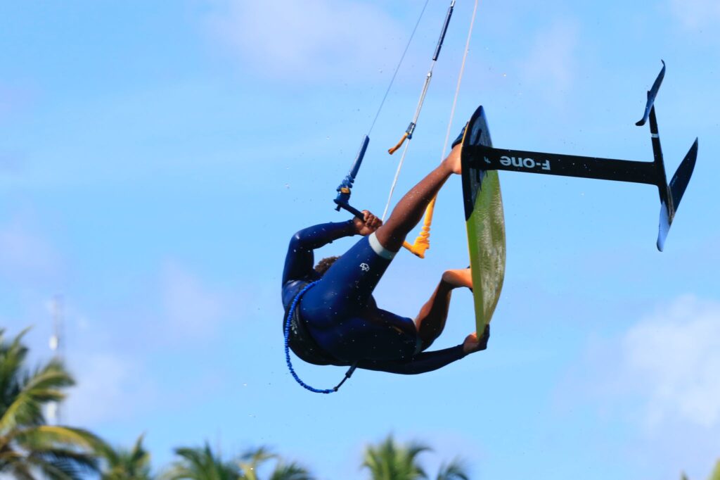 kitesurfing