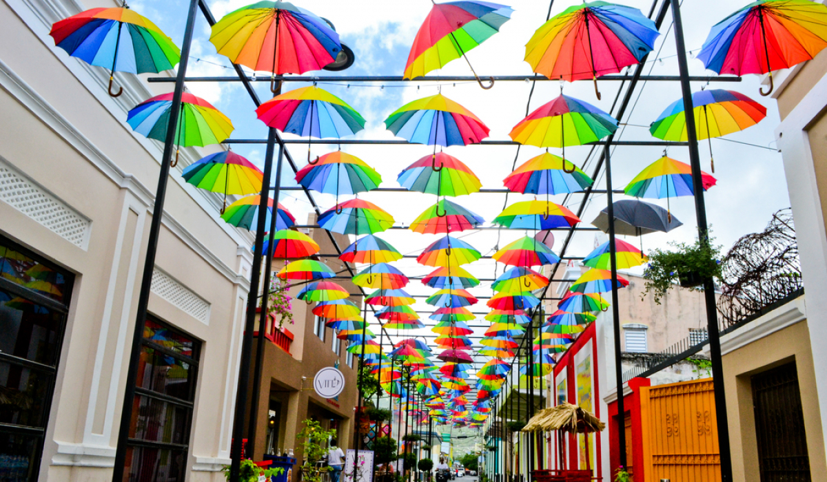 Umbrella Street Puerto Plata Taino Bay