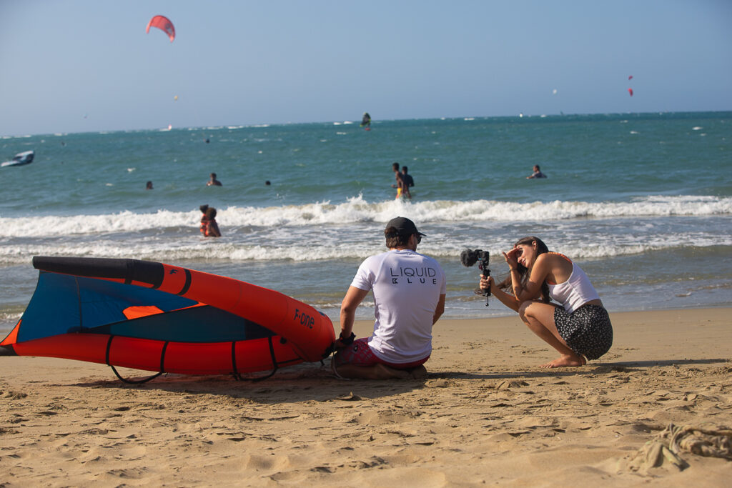 wingfoiling in dominican republic cabarete