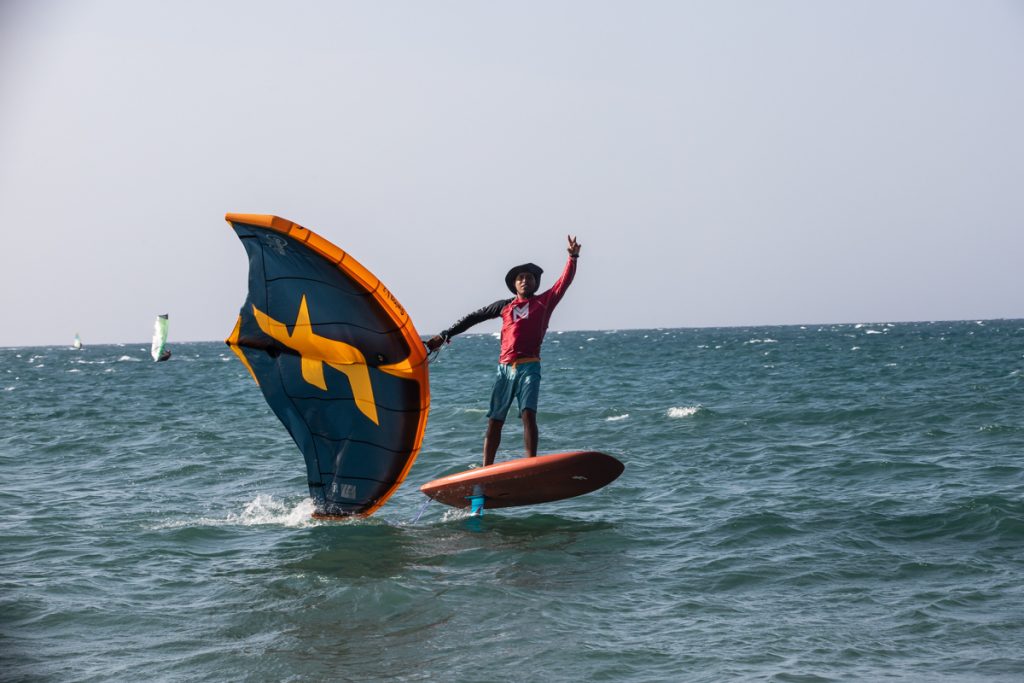 wingfoiling in cabarete