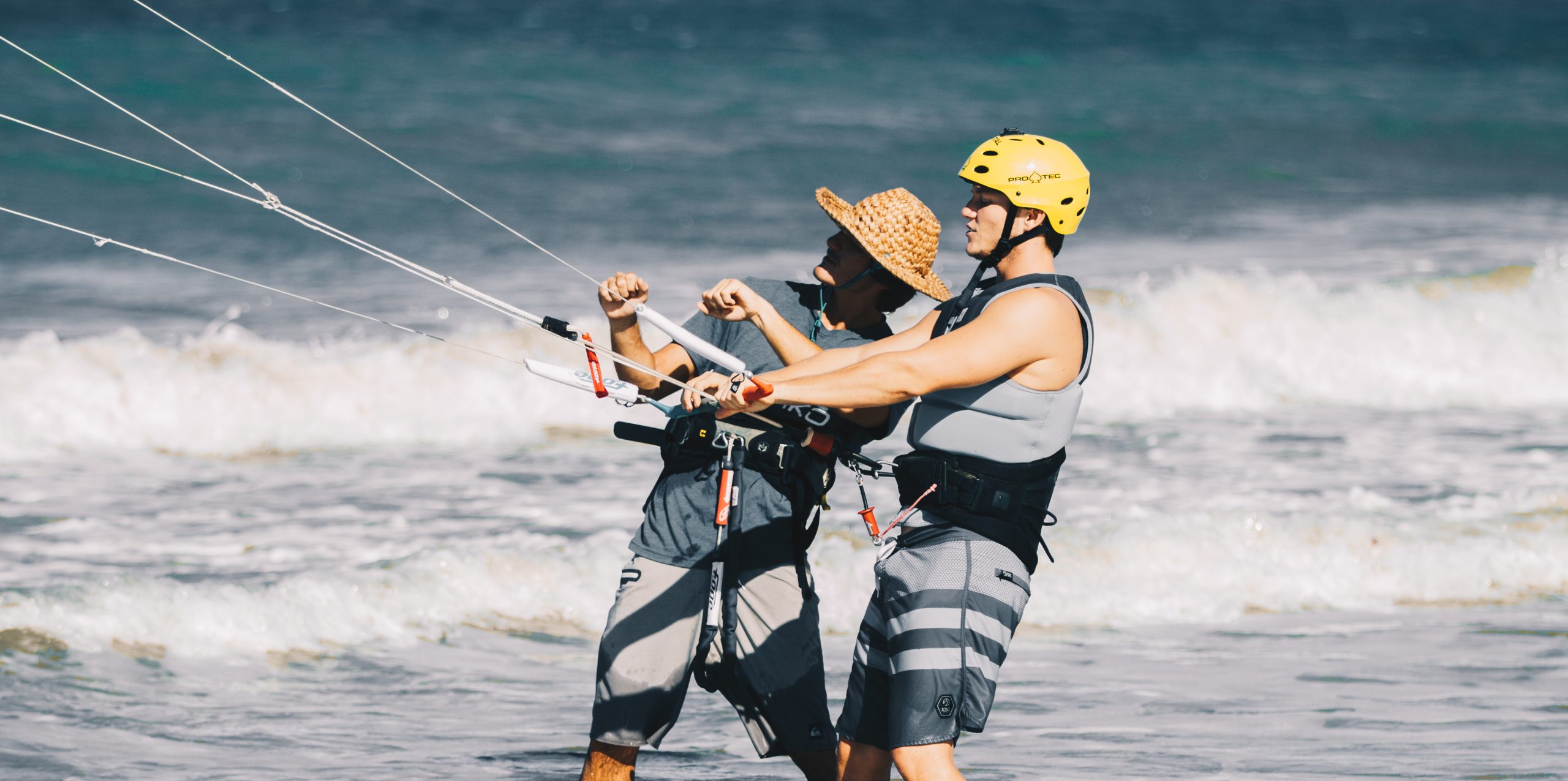 beginner land lessons kiteboarding in cabarete