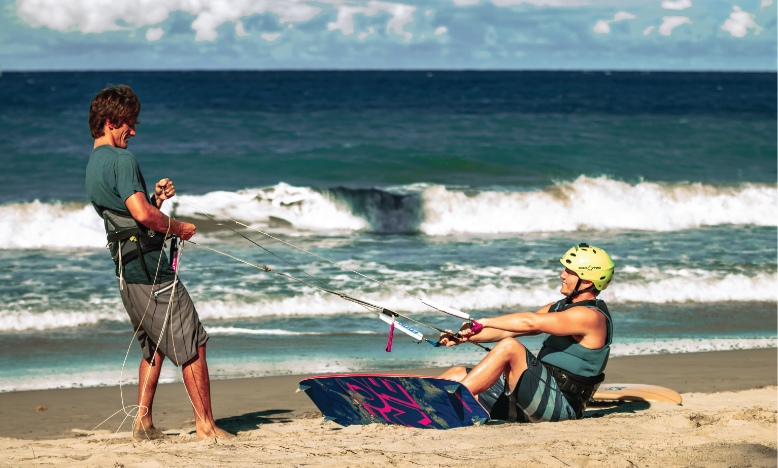 kiteboarding lessons cabarete beginner