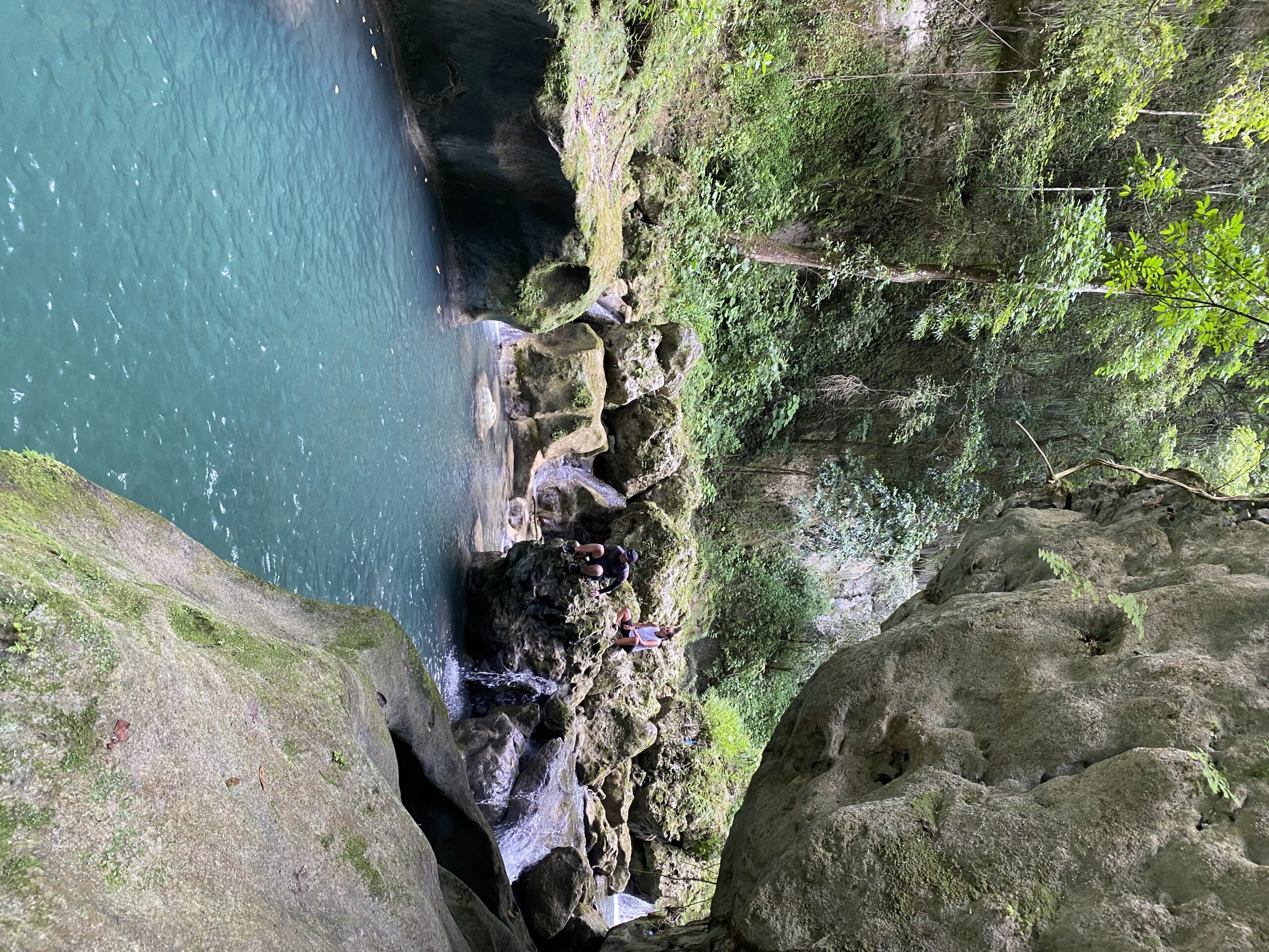 Canyon jump point