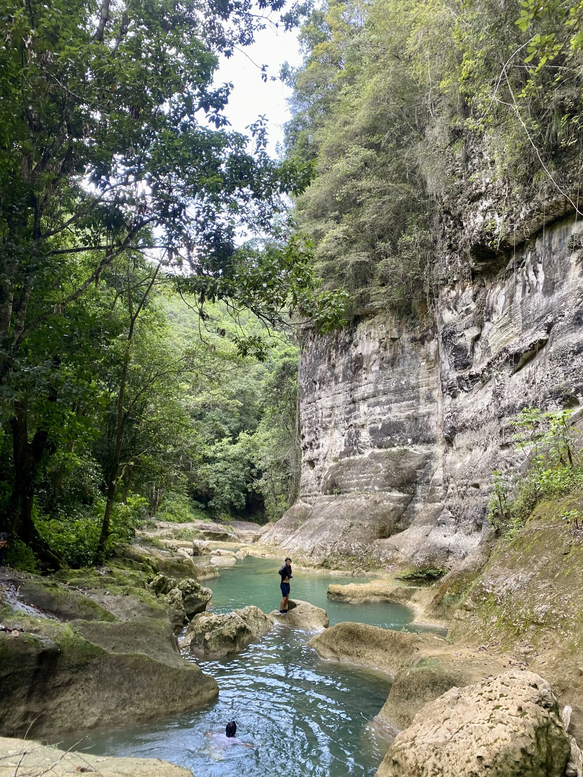 Canyon walls river