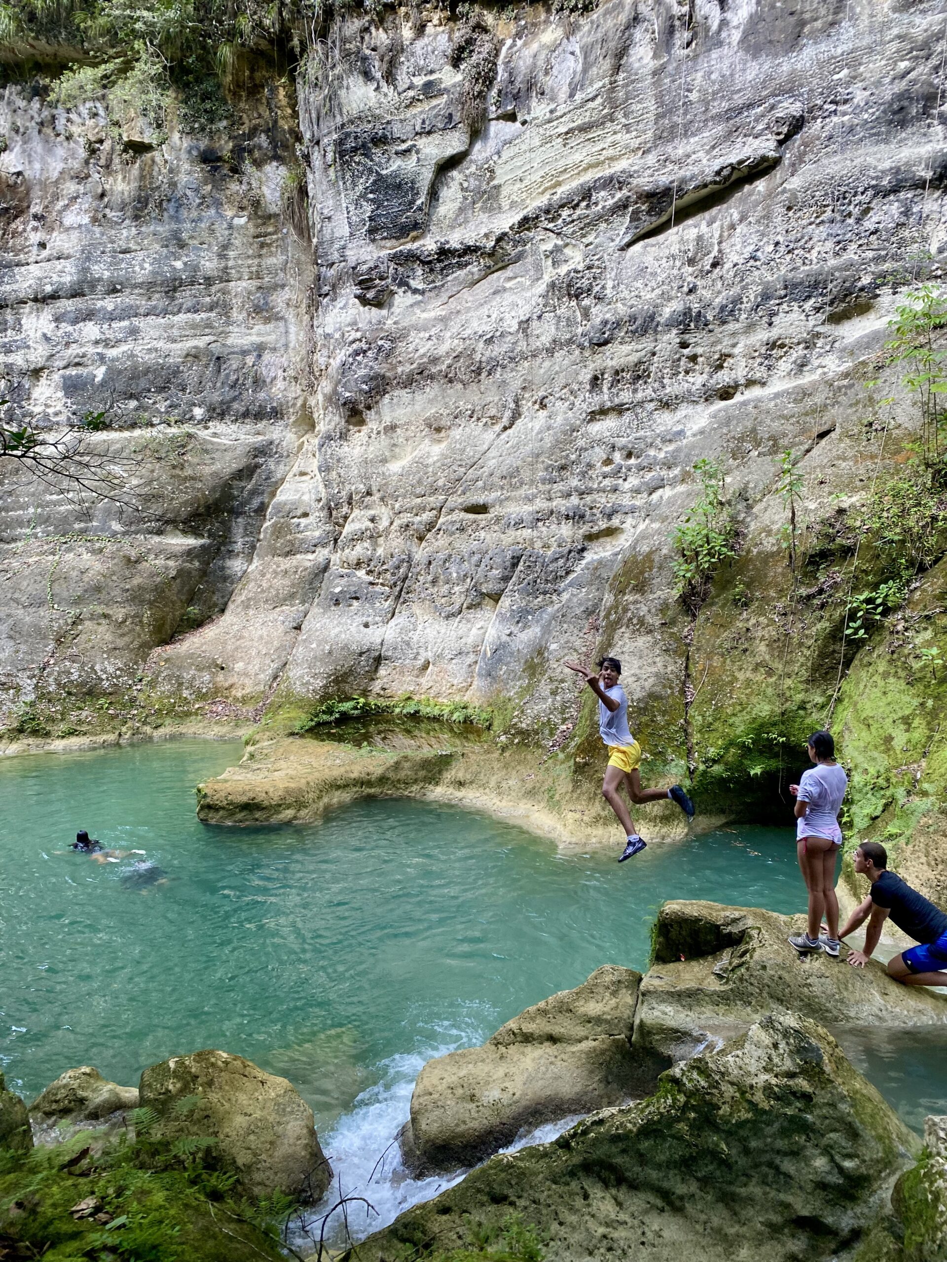 Waterfall jump cabarete