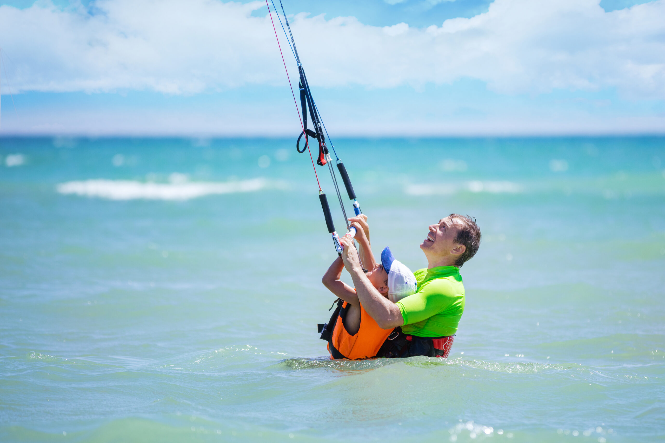 Kiteboarding lessons in Cabarete